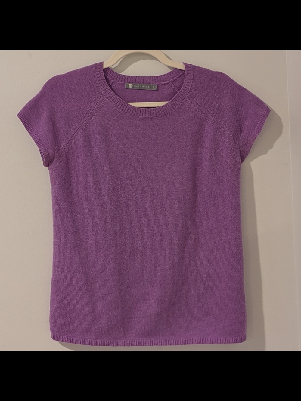 100% Cashmere Crewneck T-shirt